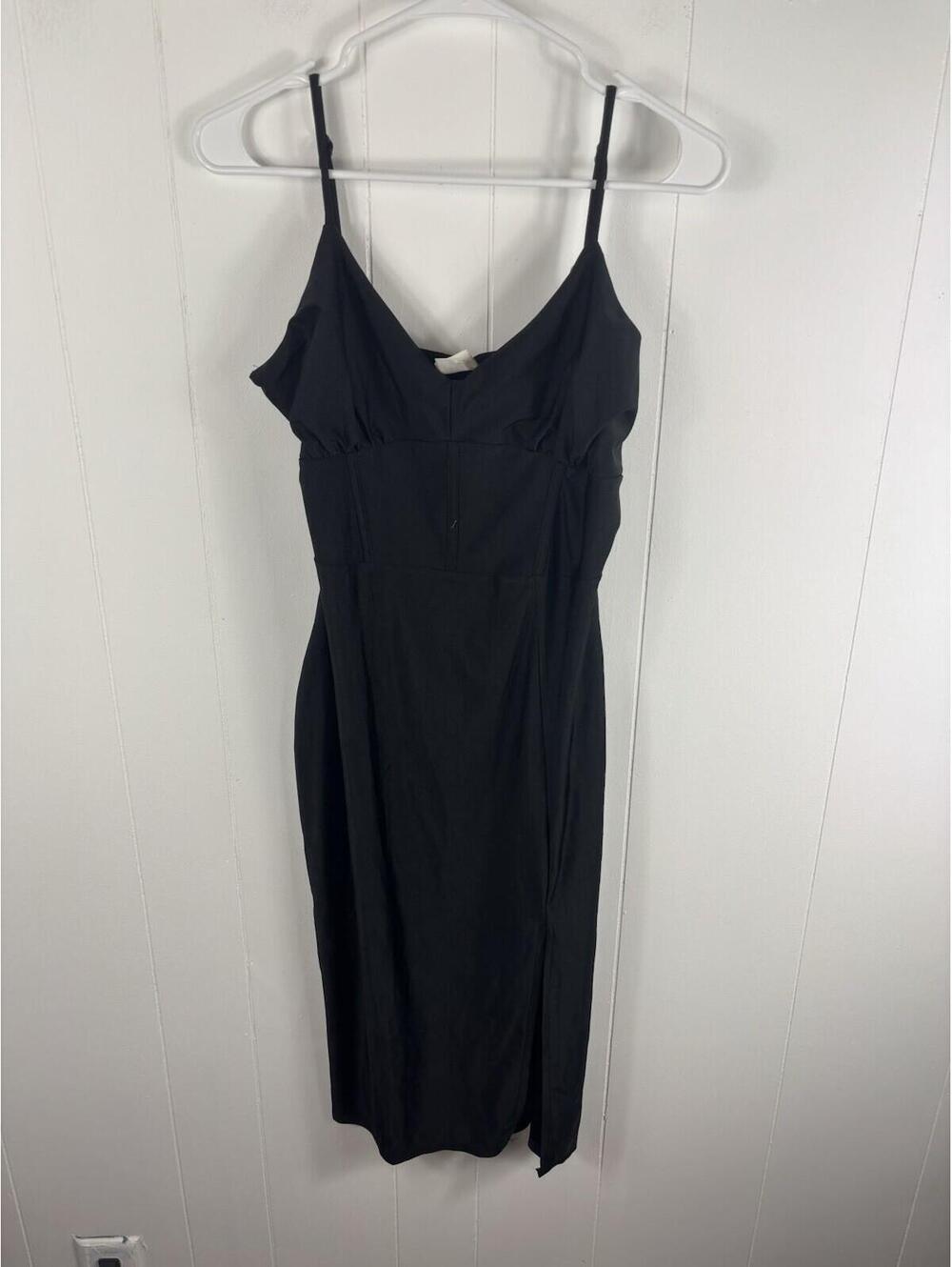 E.L.H Studio Women’s Black Slip Dress XL Grunge Whimsigoth Babydoll Stretch